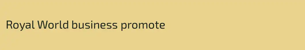 Royal World business promote